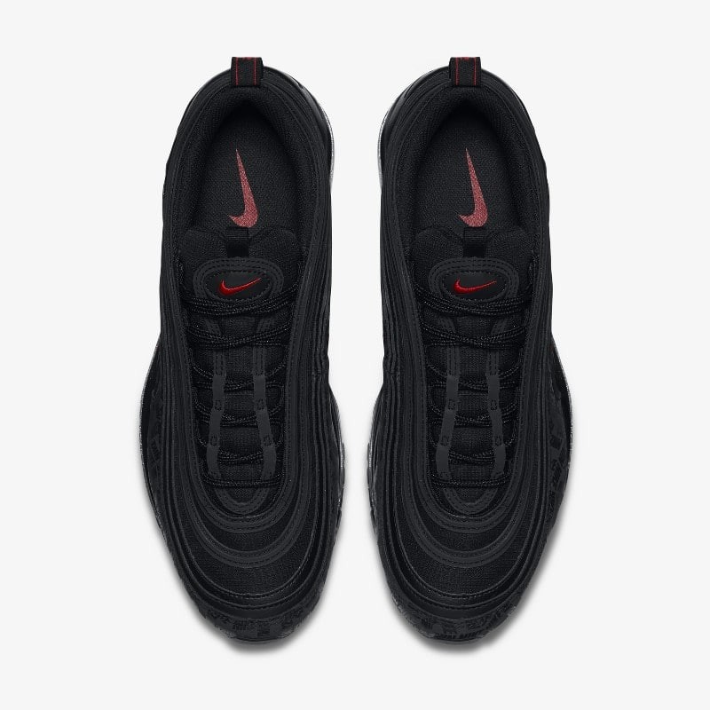 Nike air max hotsell 97 reflective logo black